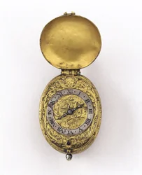 Ovales Randhemmungsuhr, ca. 1630